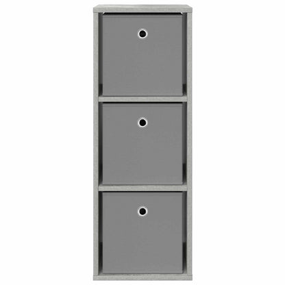 Credenza con cassetto Grigio cemento 30,5 x 27 x 84,5 cm | homemem39