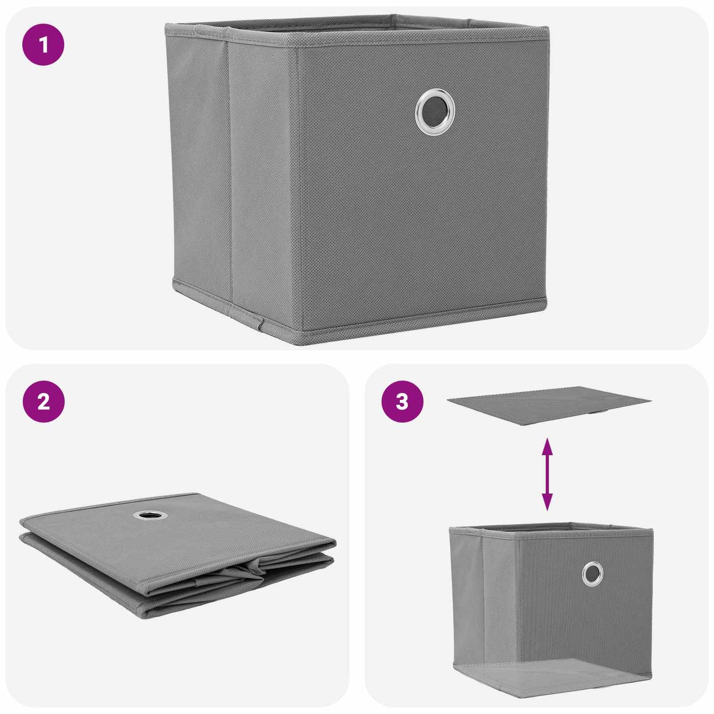 Credenza con cassetto Grigio Sonoma 30,5 x 27 x 84,5 cm | homemem39