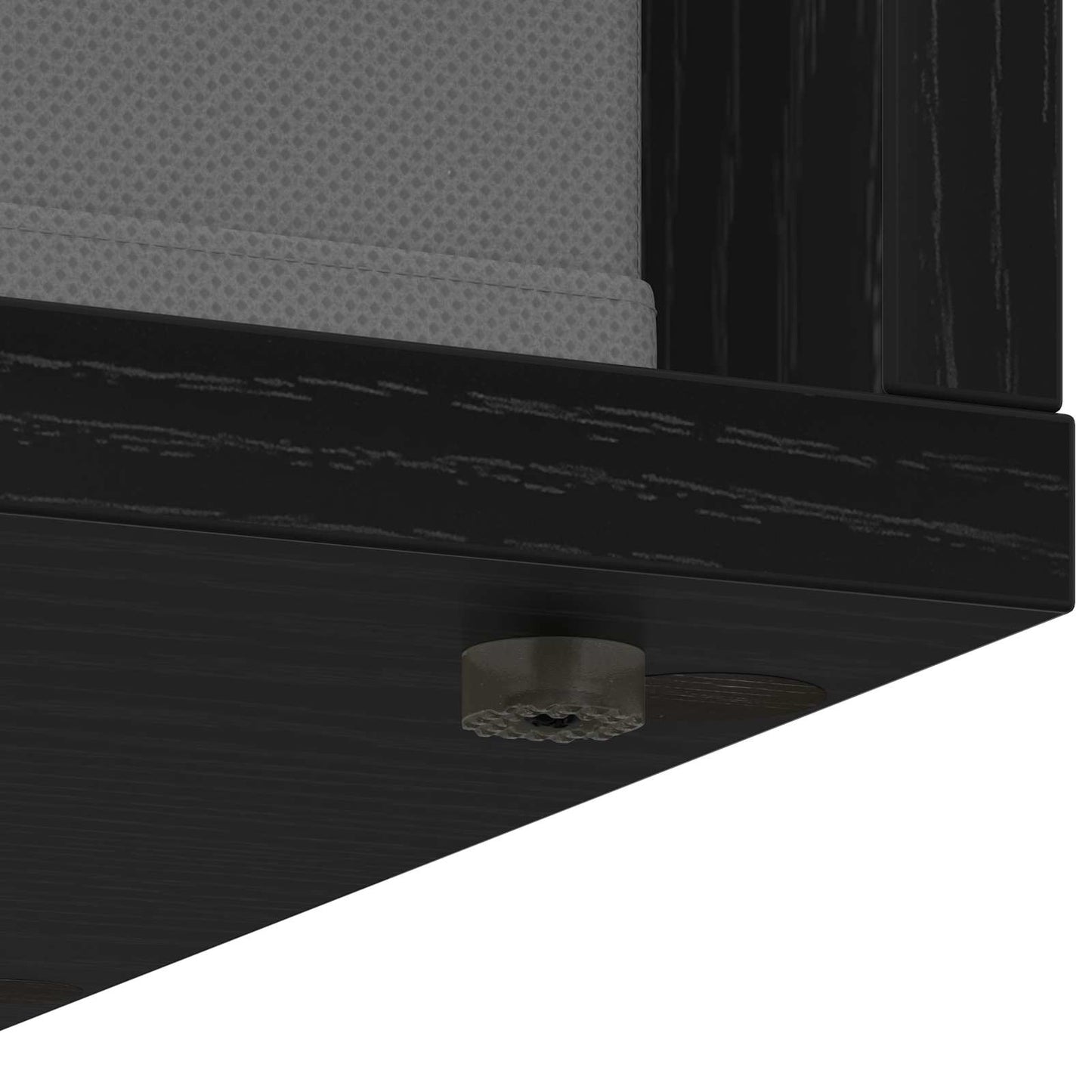 Credenza con cassetto Rovere Nero 35 x 32 x 99,5 cm | homemem39