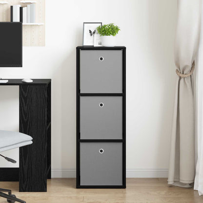 Credenza con cassetto Rovere Nero 35 x 32 x 99,5 cm | homemem39
