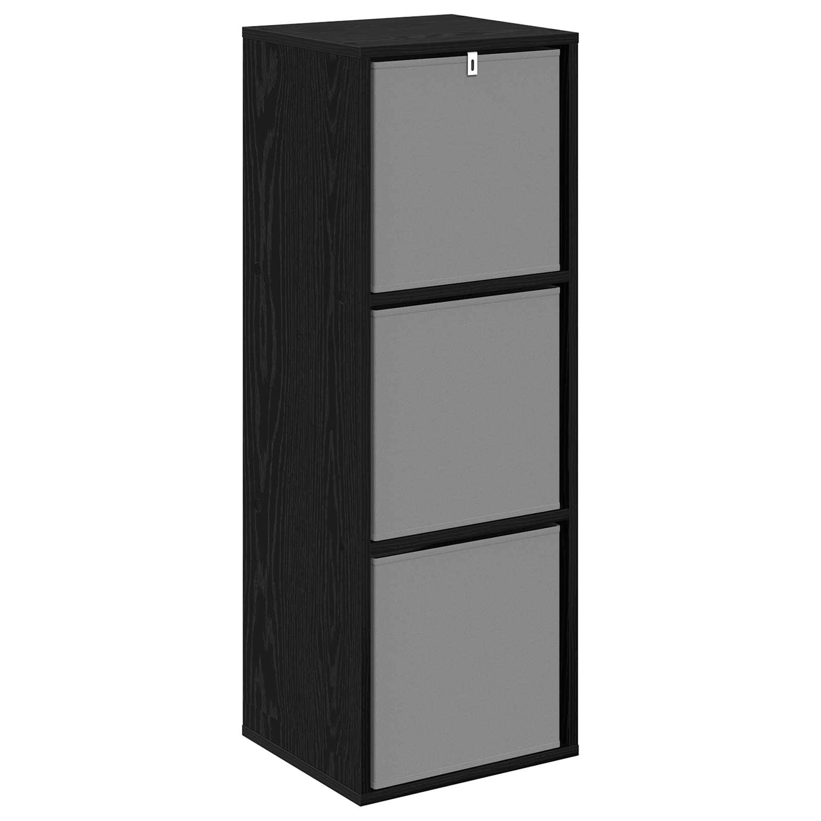 Credenza con cassetto Rovere Nero 35 x 32 x 99,5 cm | homemem39