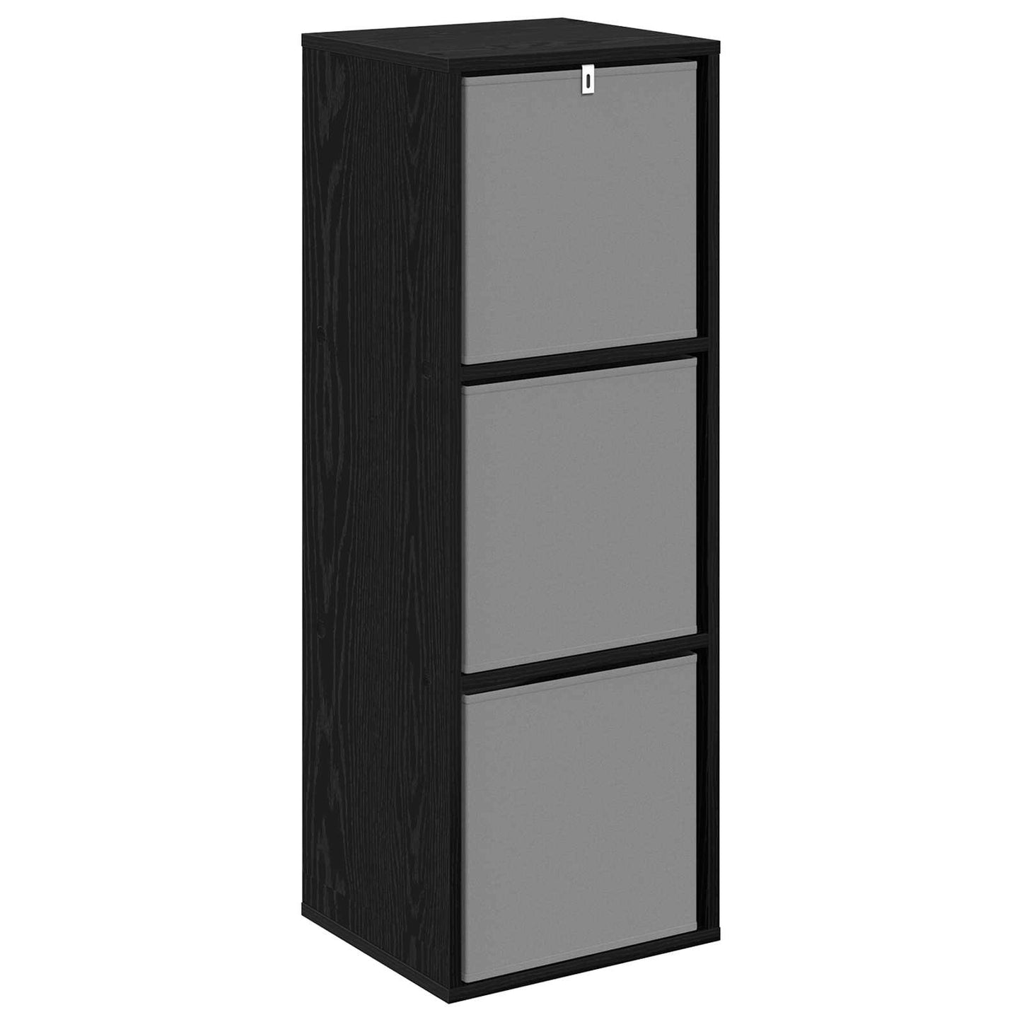 Credenza con cassetto Rovere Nero 35 x 32 x 99,5 cm