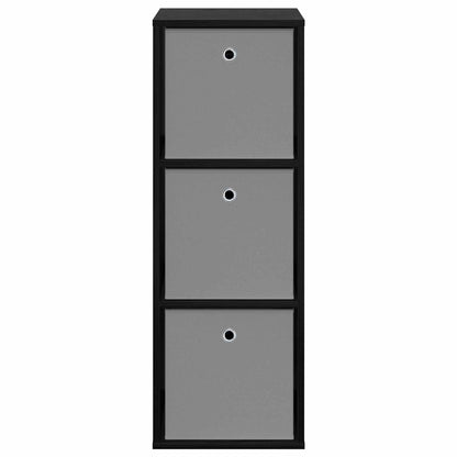 Credenza con cassetto Rovere Nero 35 x 32 x 99,5 cm | homemem39