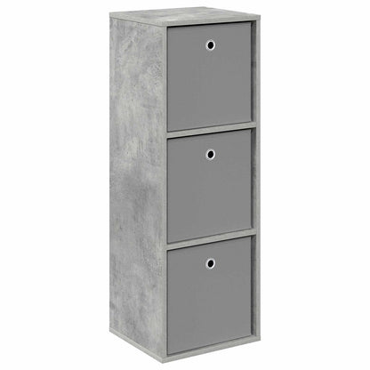 Credenza con cassetto Grigio cemento 35 x 32 x 99,5 cm