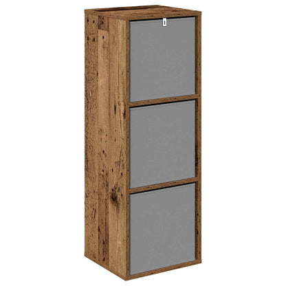 Credenza con cassetto Legno vecchio 35 x 32 x 99,5 cm
