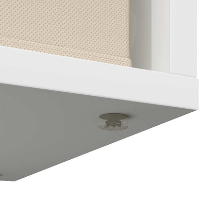 Lowboard con cassetto Bianco 72 x 22,5 x 38 cm
