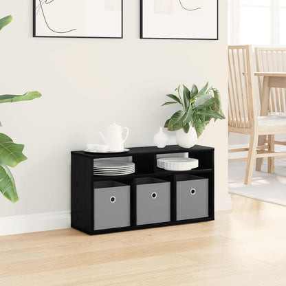 Lowboard con cassetto Rovere Nero 72 x 22,5 x 38 cm | homemem39