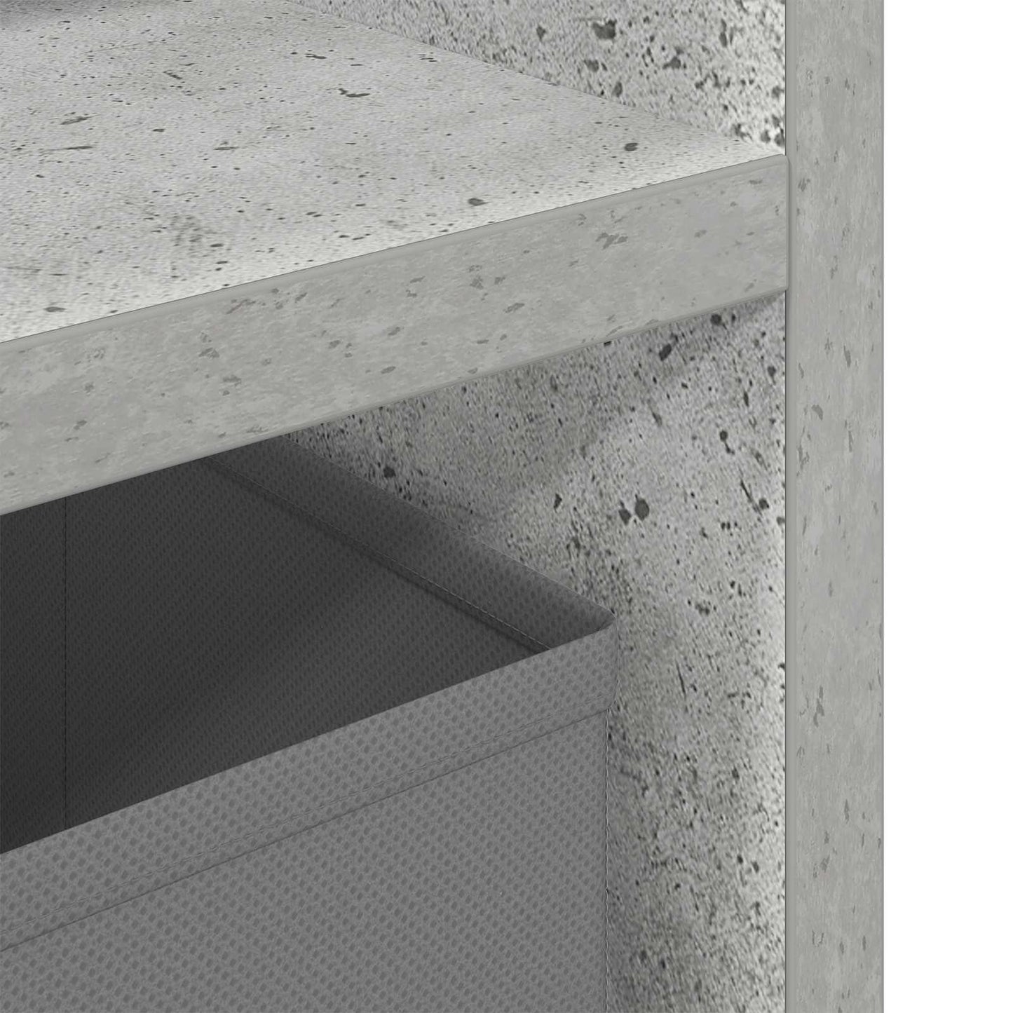 Lowboard con cassetto Grigio cemento 72 x 22,5 x 38 cm | homemem39