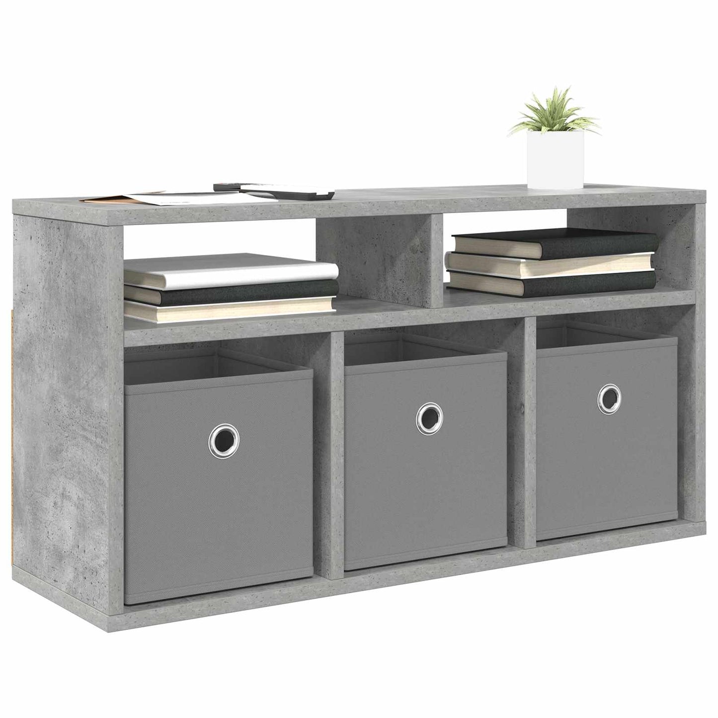 Lowboard con cassetto Grigio cemento 72 x 22,5 x 38 cm | homemem39