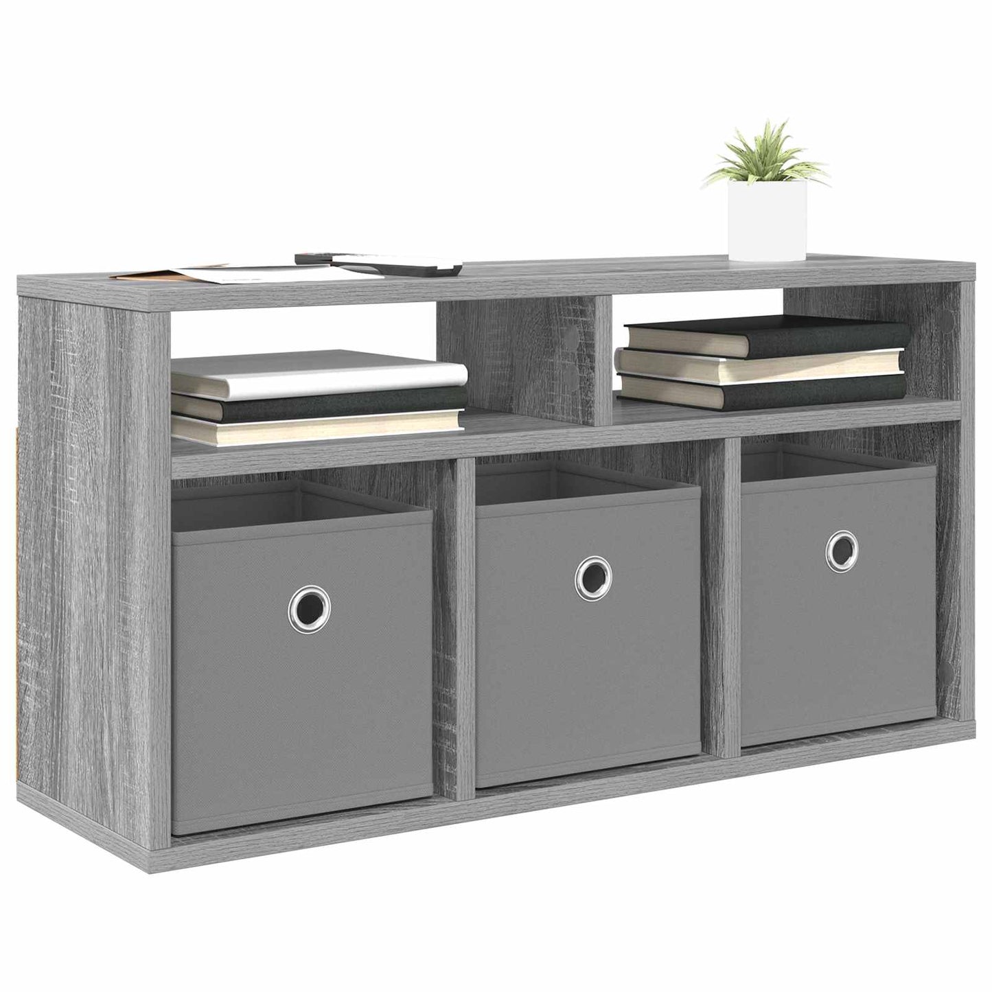 Lowboard con cassetto Grigio Sonoma 72 x 22,5 x 38 cm