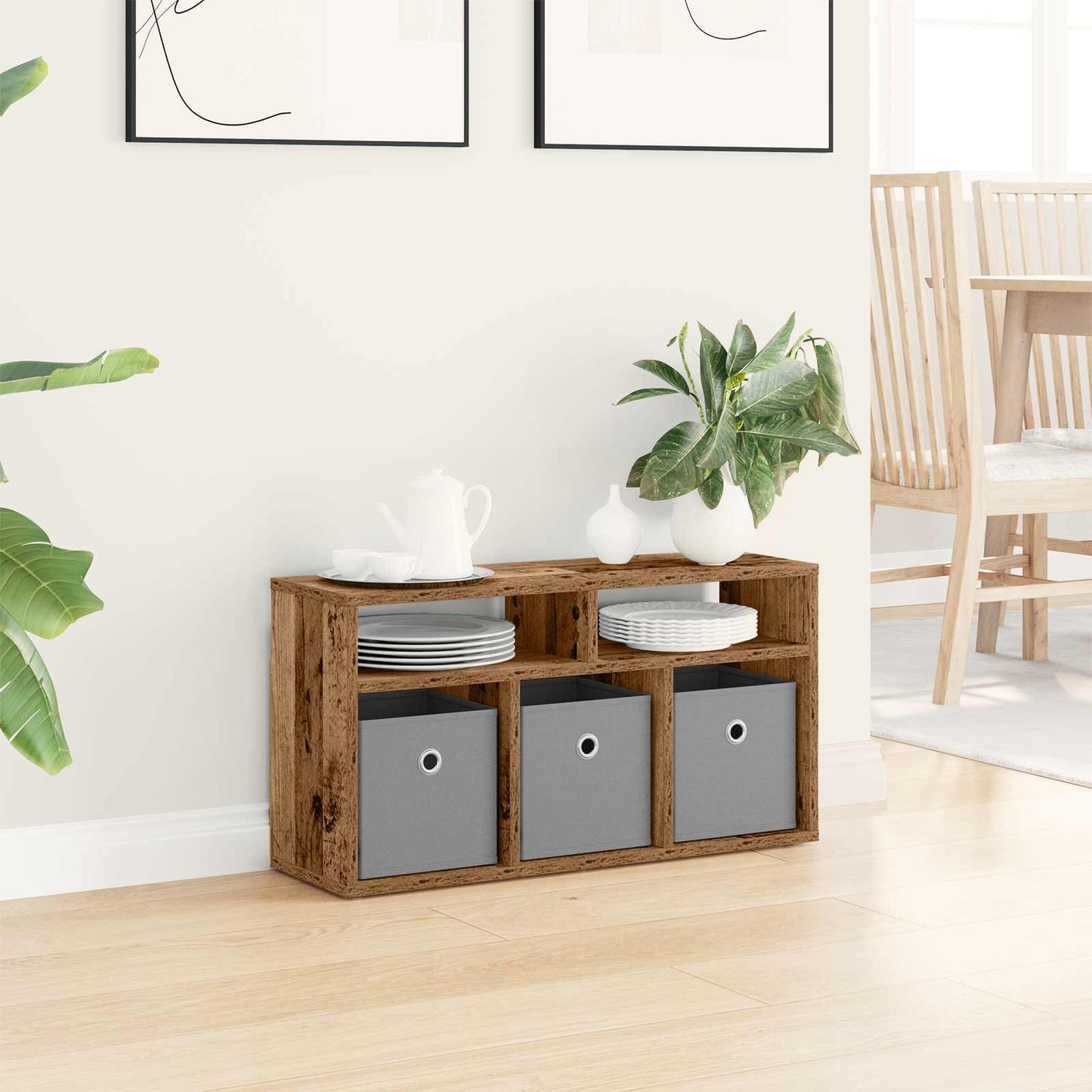 Lowboard con cassetto Legno vecchio 72 x 22,5 x 38 cm | homemem39