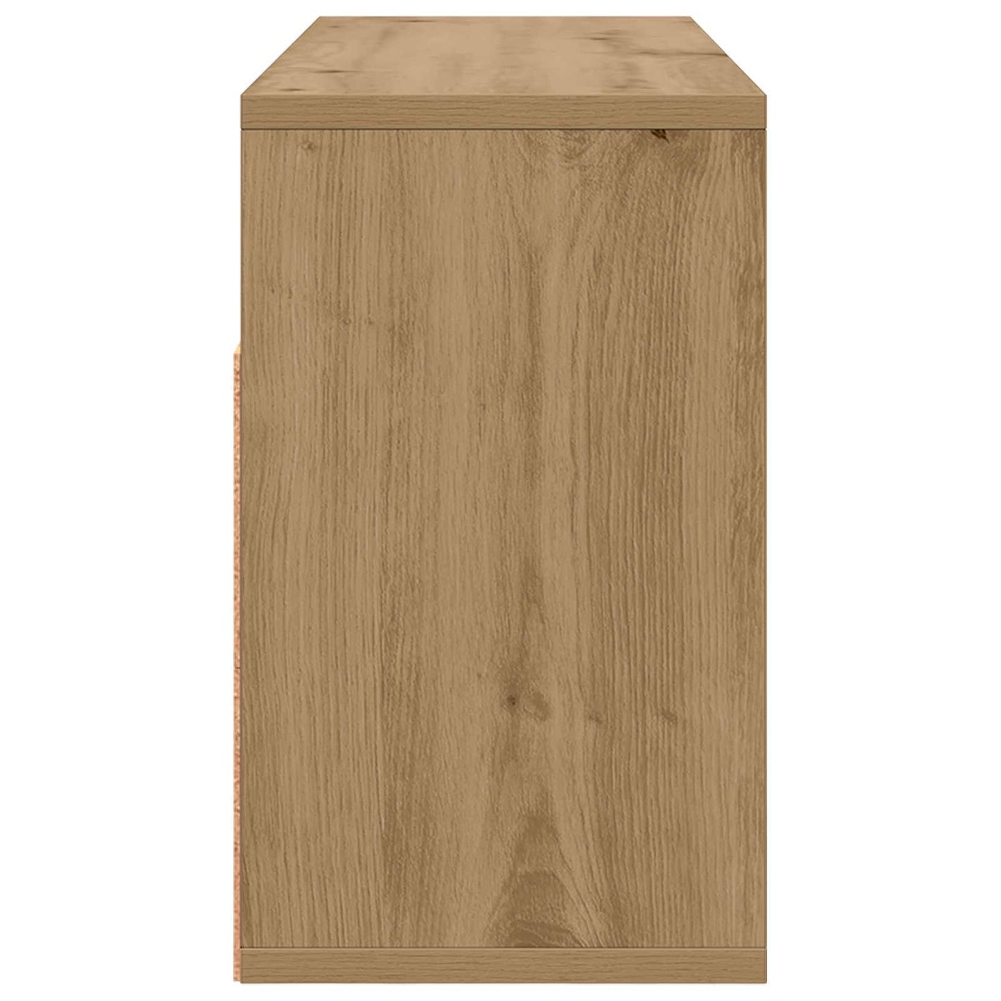 Lowboard con cassetto Rovere artigianale 72 x 22,5 x 38 cm