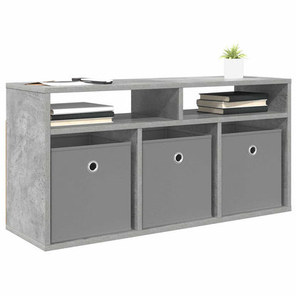 Lowboard con cassetto Grigio cemento 87 x 27,5 x 43 cm