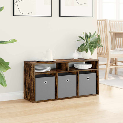 Lowboard con cassetto Rovere fumé 87 x 27,5 x 43 cm
