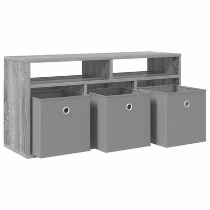 Lowboard con cassetto Grigio Sonoma 87 x 27,5 x 43 cm | homemem39
