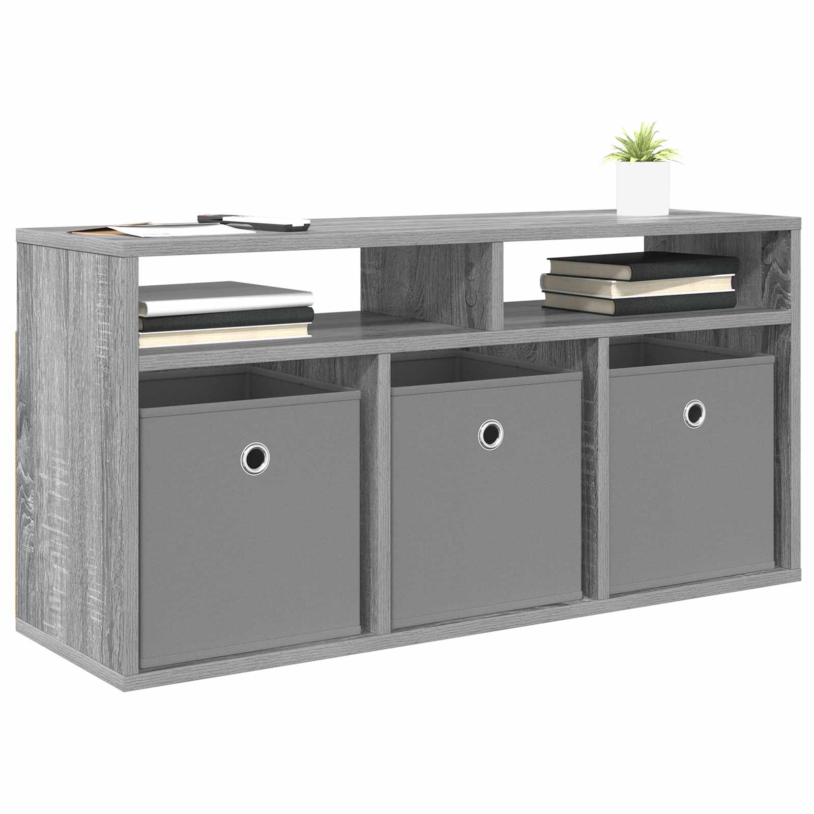 Lowboard con cassetto Grigio Sonoma 87 x 27,5 x 43 cm | homemem39