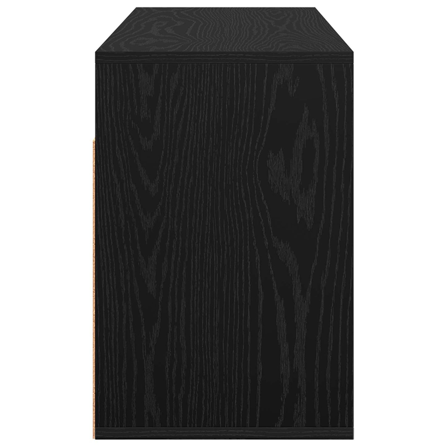 Lowboard con cassetto Rovere Nero 102 x 32 x 48,5 cm