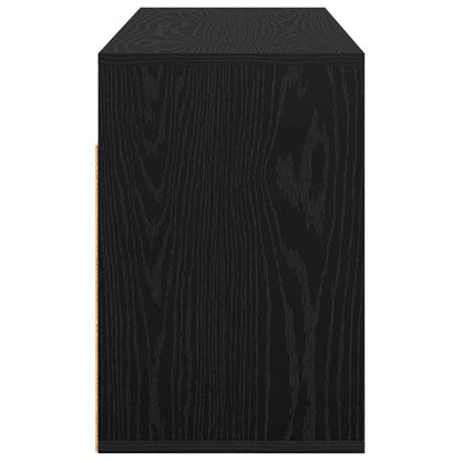 Lowboard con cassetto Rovere Nero 102 x 32 x 48,5 cm