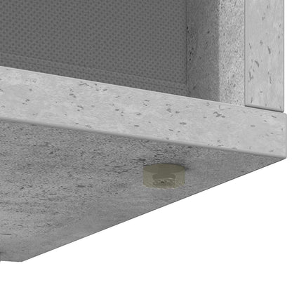 Lowboard con cassetto Grigio cemento 102 x 32 x 48,5 cm