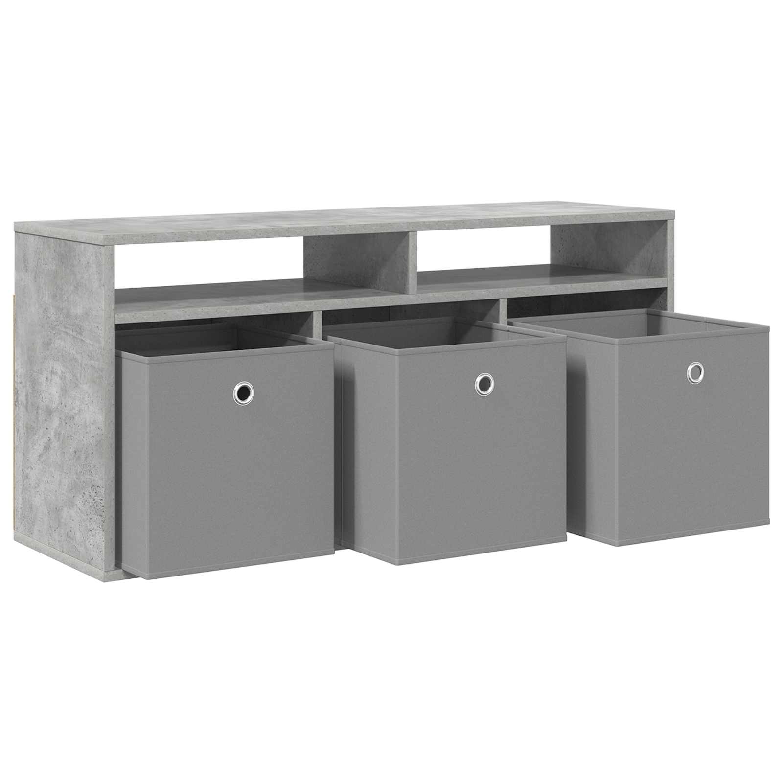 Lowboard con cassetto Grigio cemento 102 x 32 x 48,5 cm | homemem39