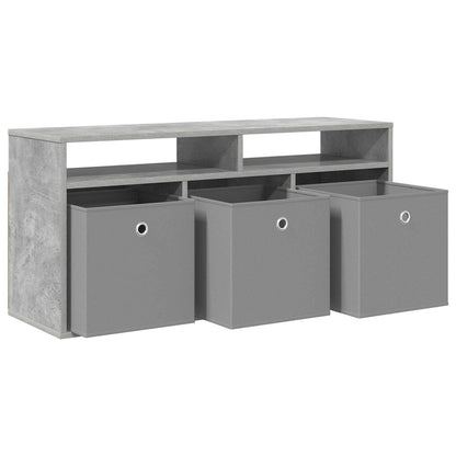 Lowboard con cassetto Grigio cemento 102 x 32 x 48,5 cm | homemem39