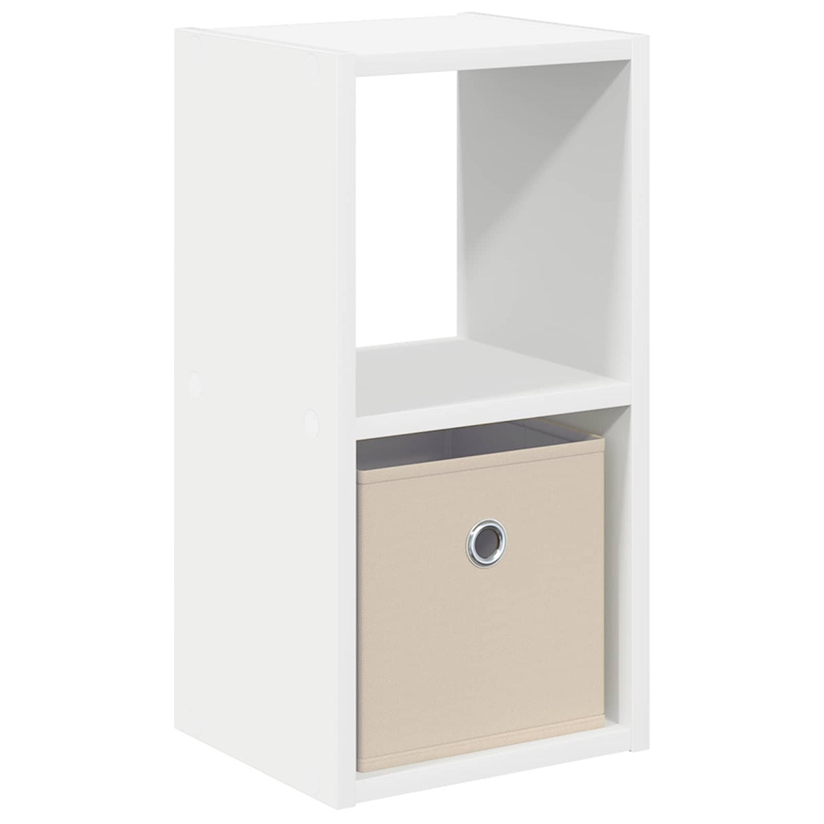 Comodino Bianco 25,5 x 22 x 49,5 cm Legno ingegnerizzato