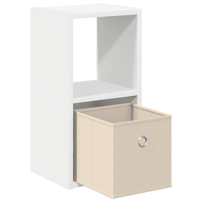 Comodino Bianco 25,5 x 22 x 49,5 cm Legno ingegnerizzato