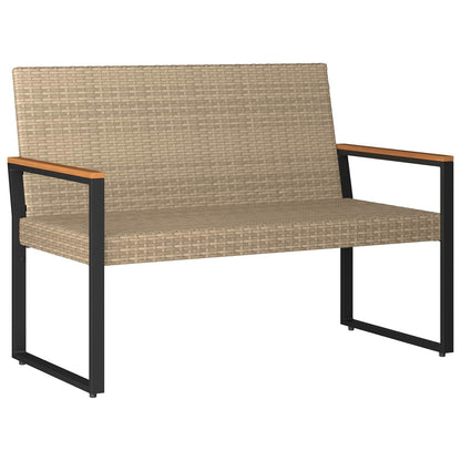 Panchina da esterno Beige e Bianco Crema 107 x 61 x 80 cm | homemem39