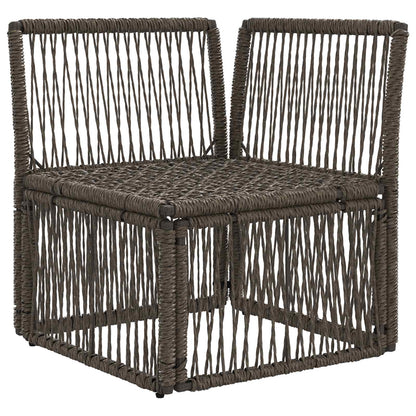 Unità divano angolare Grigio polyrattan | homemem39