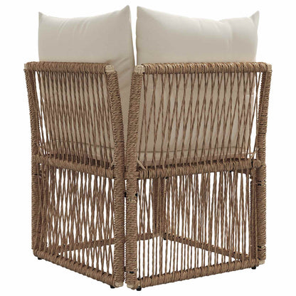 Unità divano angolare Beige polyrattan | homemem39