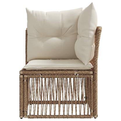 Unità divano angolare Beige polyrattan | homemem39