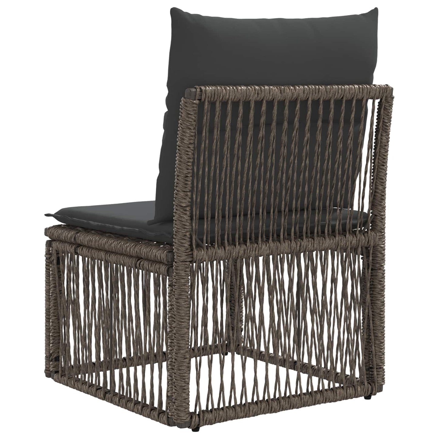 Unità divano senza braccioli Grigio polyrattan | homemem39