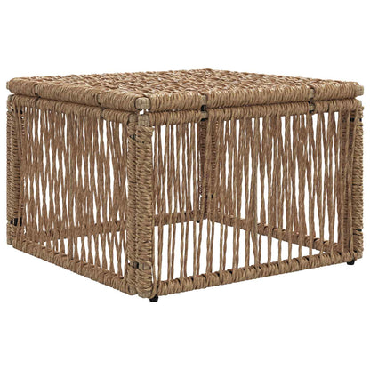 Poggiapiedi Beige polyrattan | homemem39