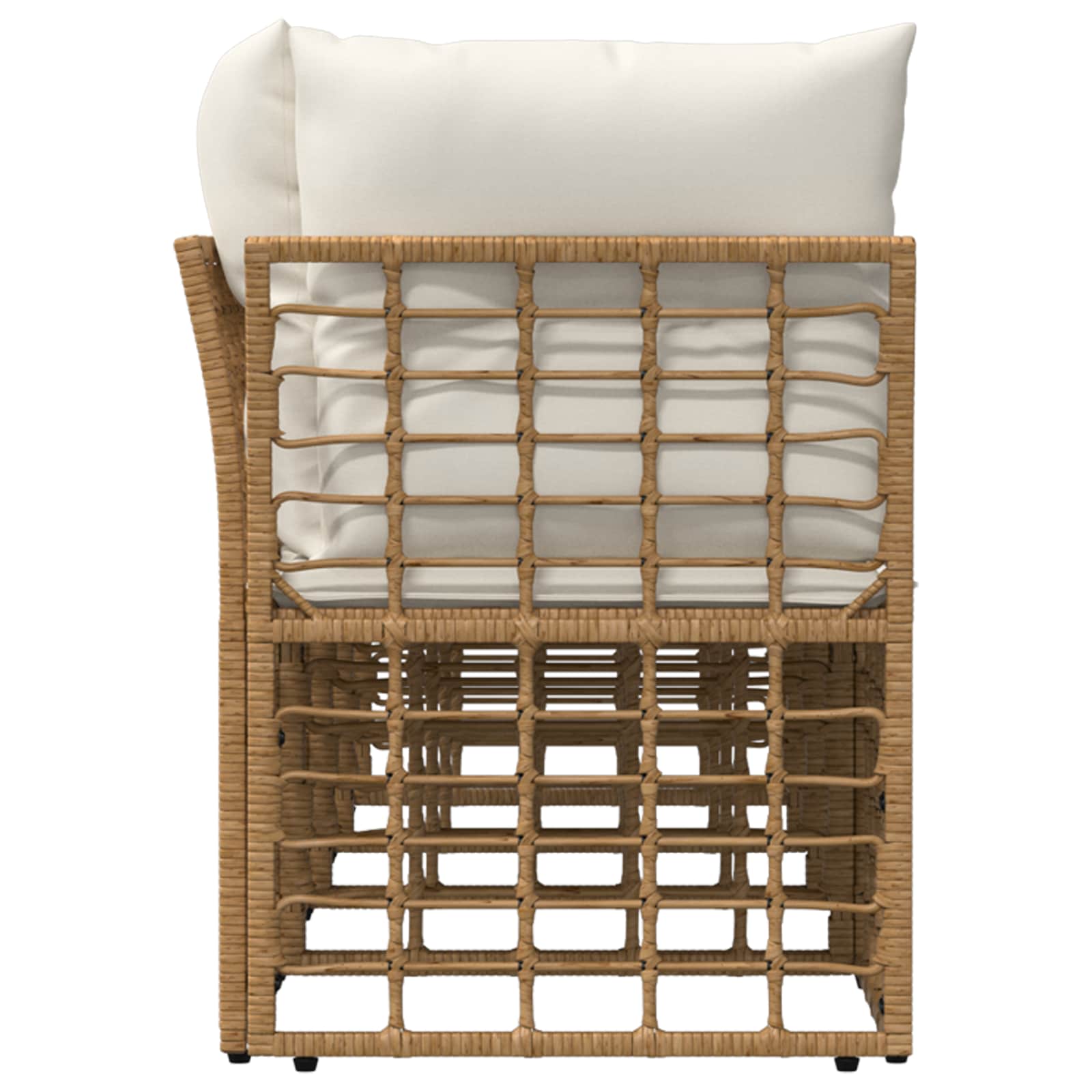 Divano da Giardino 4 Posti con Braccio Sinistro 4 pcs | homemem39
