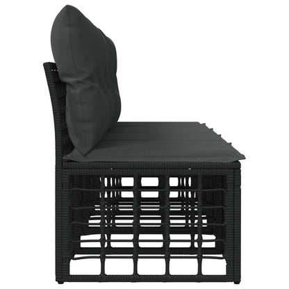 Divano da Giardino 4 Posti Senza Braccioli 4 pcs | homemem39