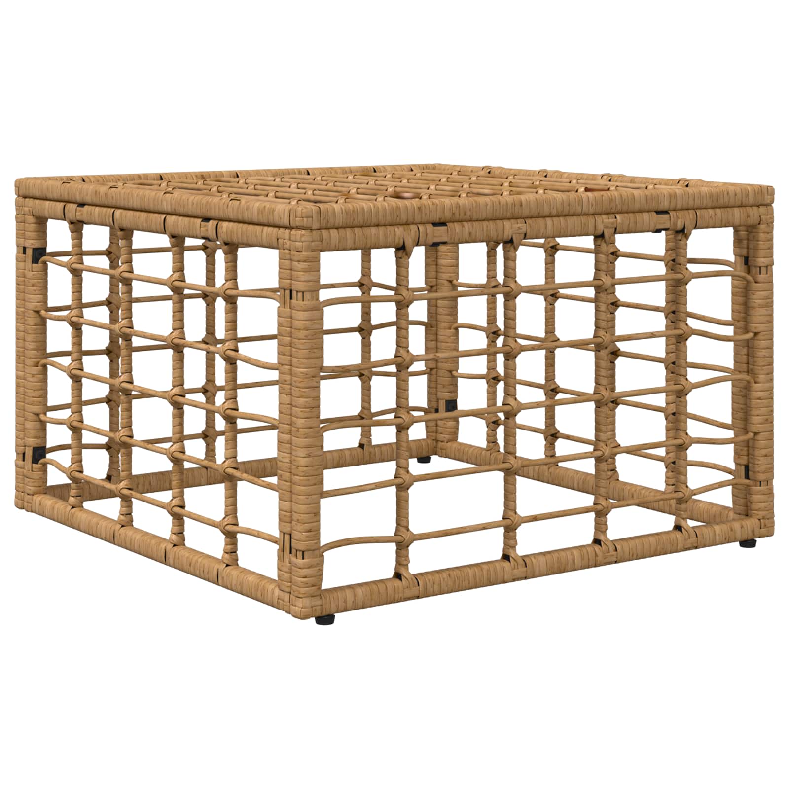 Poggiapiedi da Giardino Naturale polyrattan | homemem39