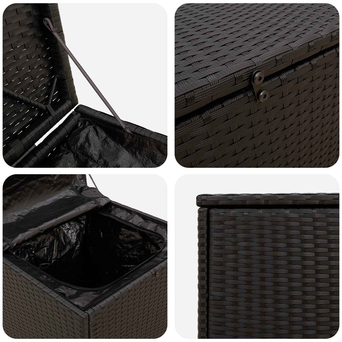 Scatola per Cuscini 55 x 55 x 69 cm acciaio | homemem39