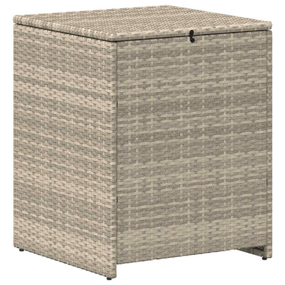 Scatola per Cuscini Grigio chiaro 55 x 55 x 69 cm polyrattan | homemem39