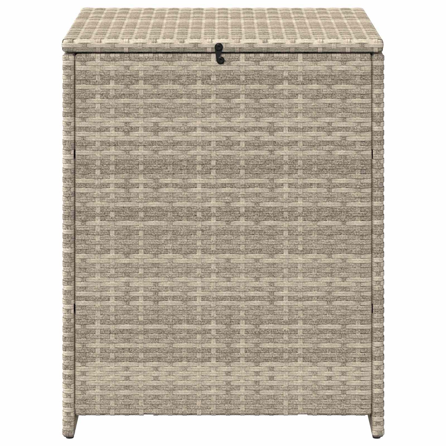Scatola per Cuscini Grigio chiaro 55 x 55 x 69 cm polyrattan