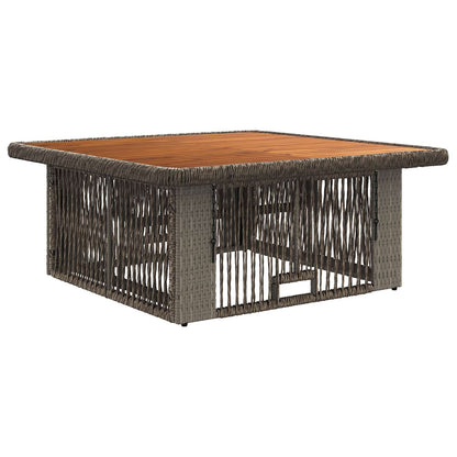 Set da Pranzo per Giardino 3 pz Grigio e Grigio Scuro - homemem39