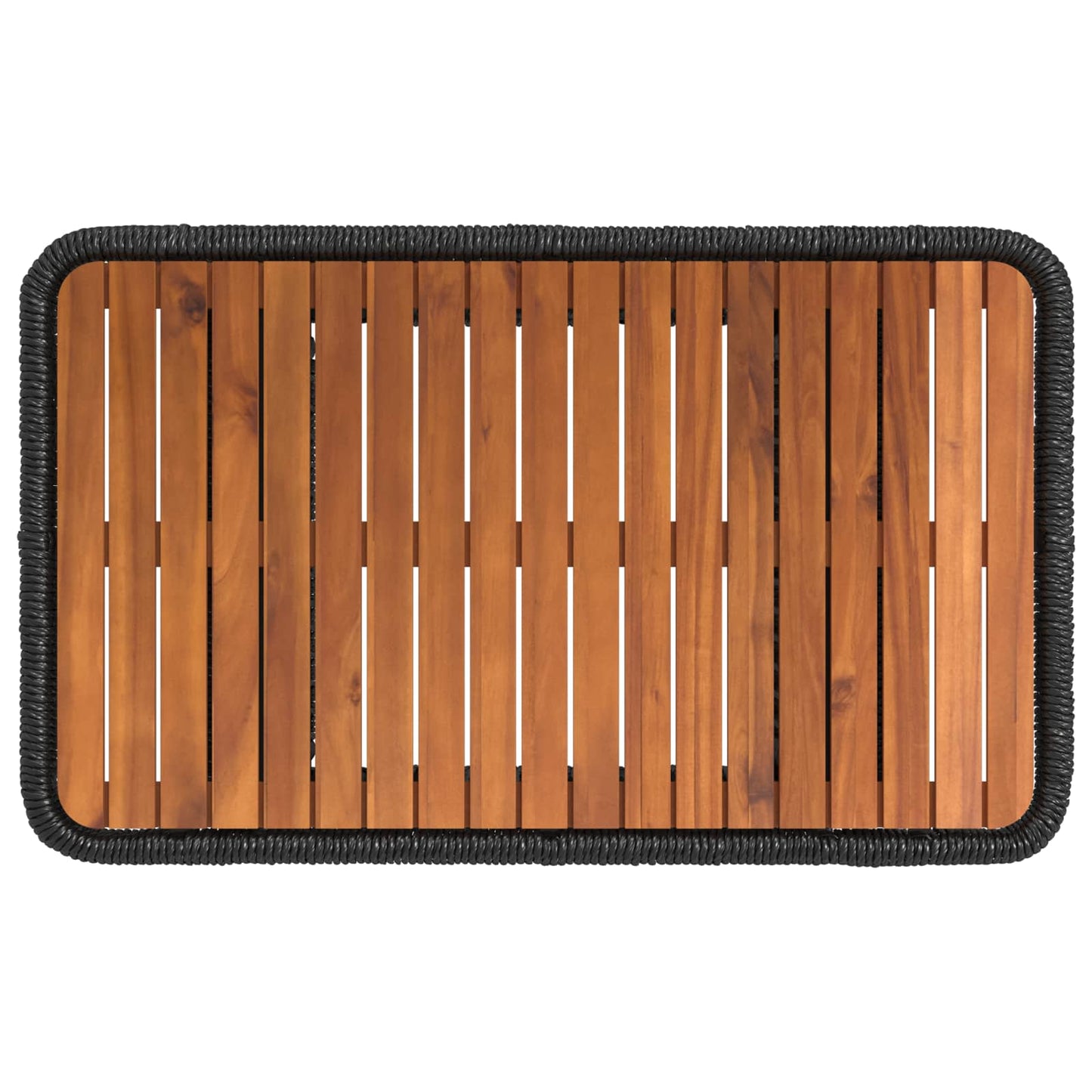 Set da Pranzo per Giardino 3 pcs Nero e Crema polyrattan | homemem39