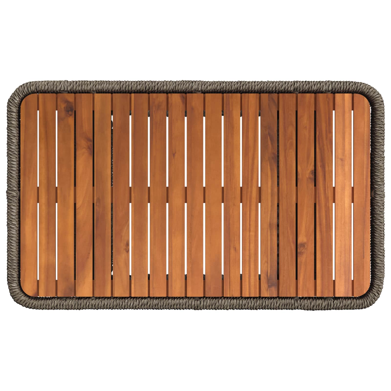 Set da Pranzo per Giardino 3 pcs Grigio e Grigio Scuro | homemem39