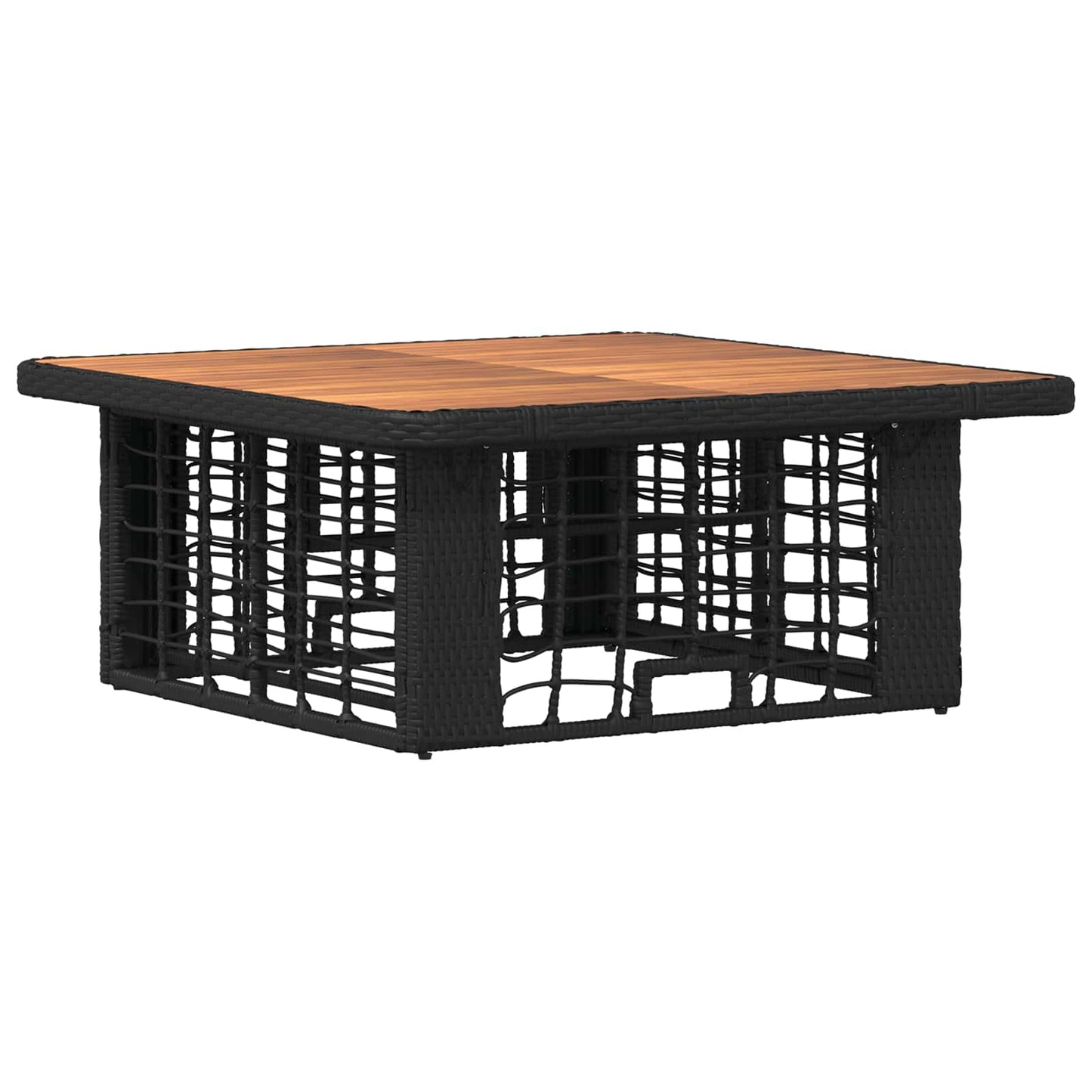 Set da Pranzo per Giardino con cuscino 3 pcs Nero e Grigio | homemem39