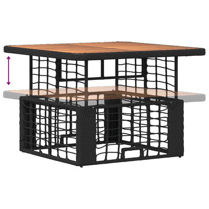 Set da Pranzo per Giardino con cuscino 3 pcs Nero e Grigio | homemem39