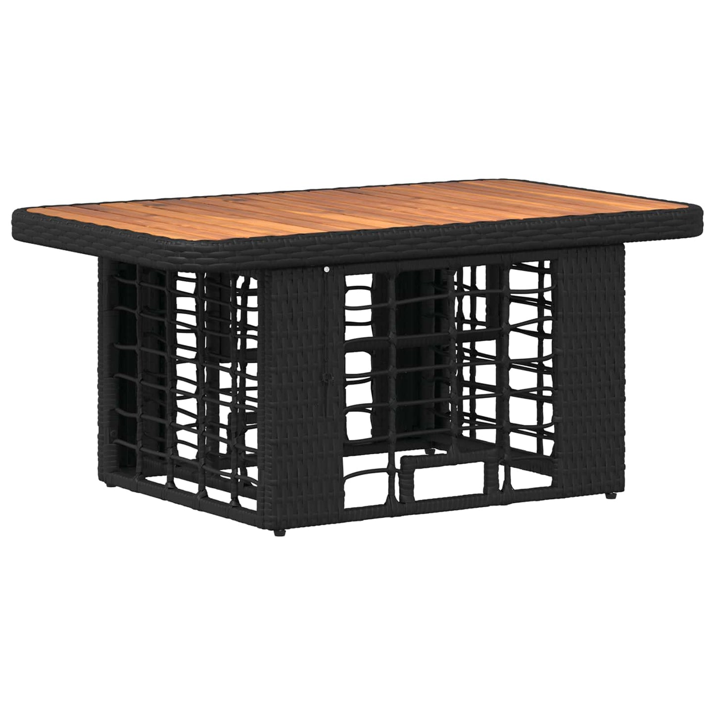 Set da Pranzo per Giardino con cuscino 3 pcs Nero e Grigio | homemem39
