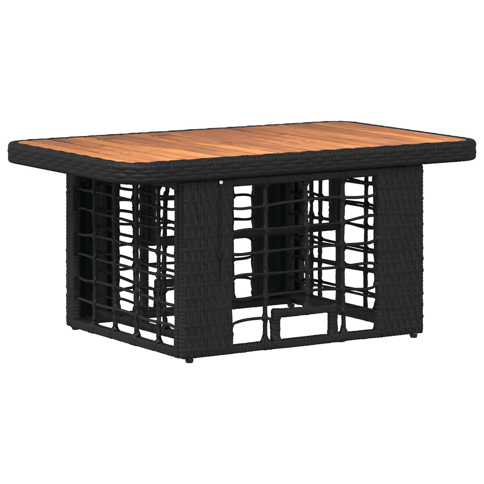 Set da Pranzo per Giardino con cuscino 3 pcs Nero e Grigio | homemem39