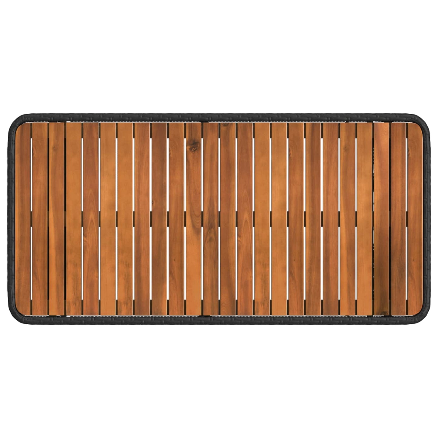 Set da Pranzo per Giardino con cuscino 4 pcs Nero e Grigio | homemem39