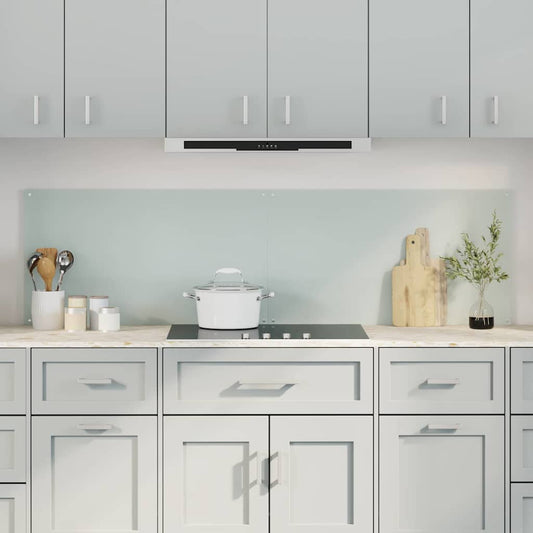 Rivestimento da Cucina 2 pcs Bianco 90 x 50 cm vetro temperato