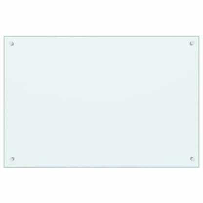 Rivestimento da Cucina 2 pcs Bianco 90 x 60 cm vetro temperato