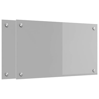 Schienale da cucina 2 pcs Grigio chiaro 70 x 40 cm | homemem39